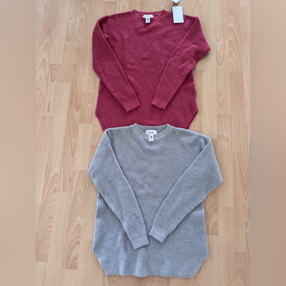2 new Kersh wool sweaters size Small